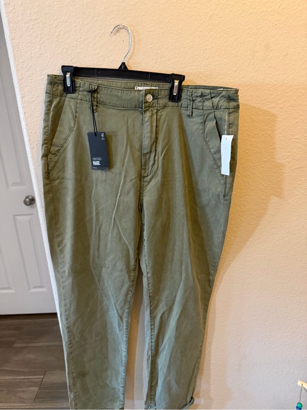 PAIGE Men’s Olive Chino Pants